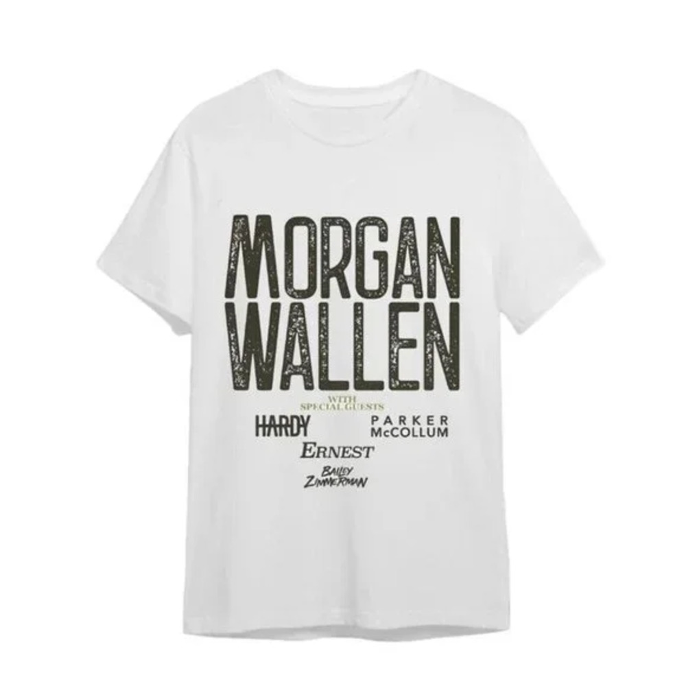 Terih Morgan Wallen One Night At A Time World Tour Tshirt Country Music